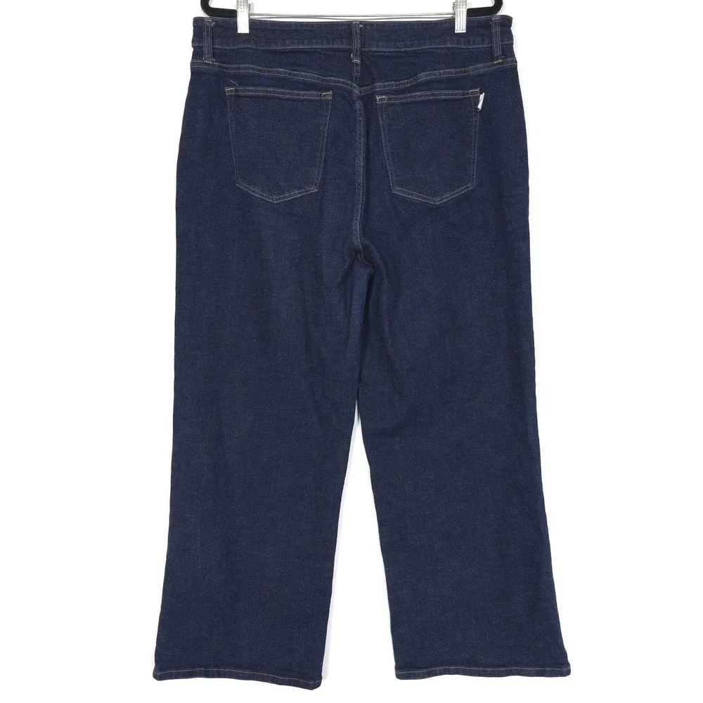 OLIVER LOGAN Women's Jeans Size 35 Madison Wide‎ Leg Slow Denim